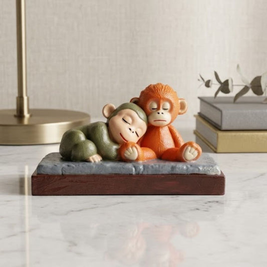 Baby Monkey & Orangutan Staute for Home Decor
