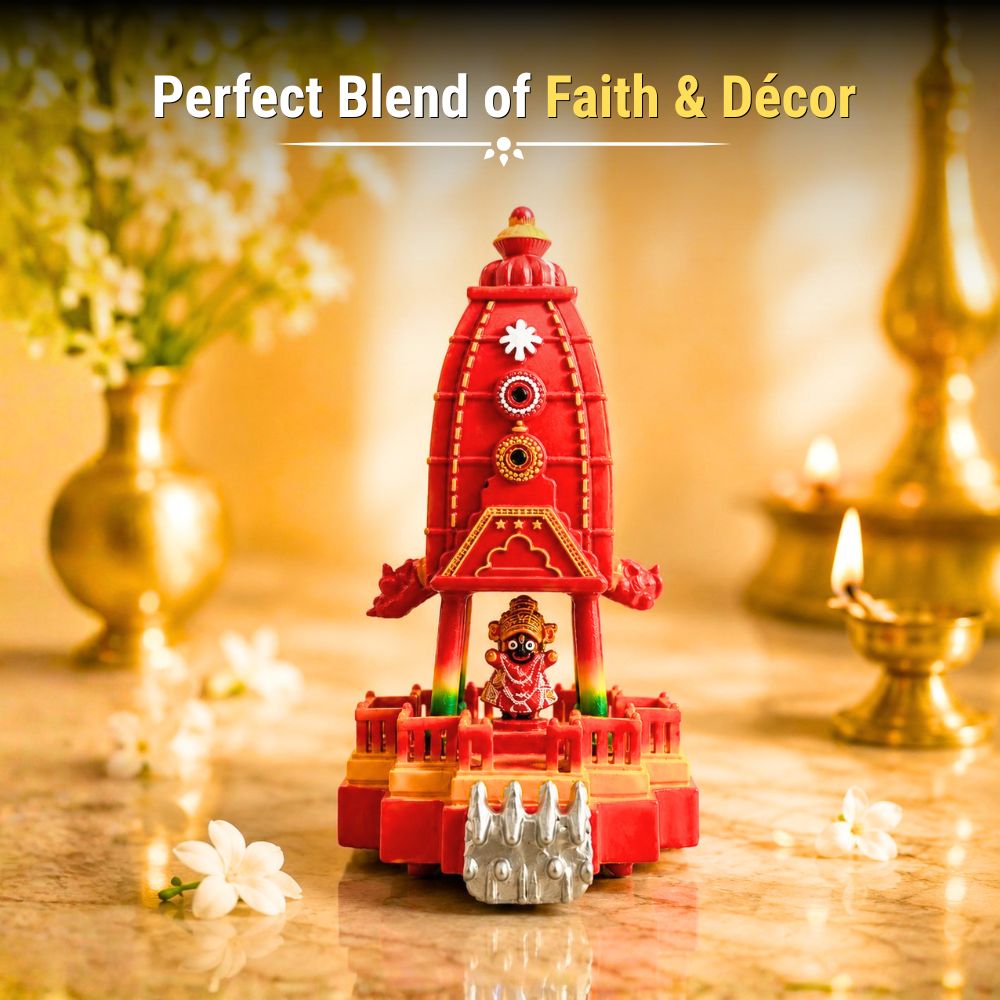 Jagannath Rath Yatra Miniature Showpiece