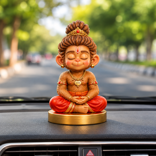Meditating Bal Hanuman Idol