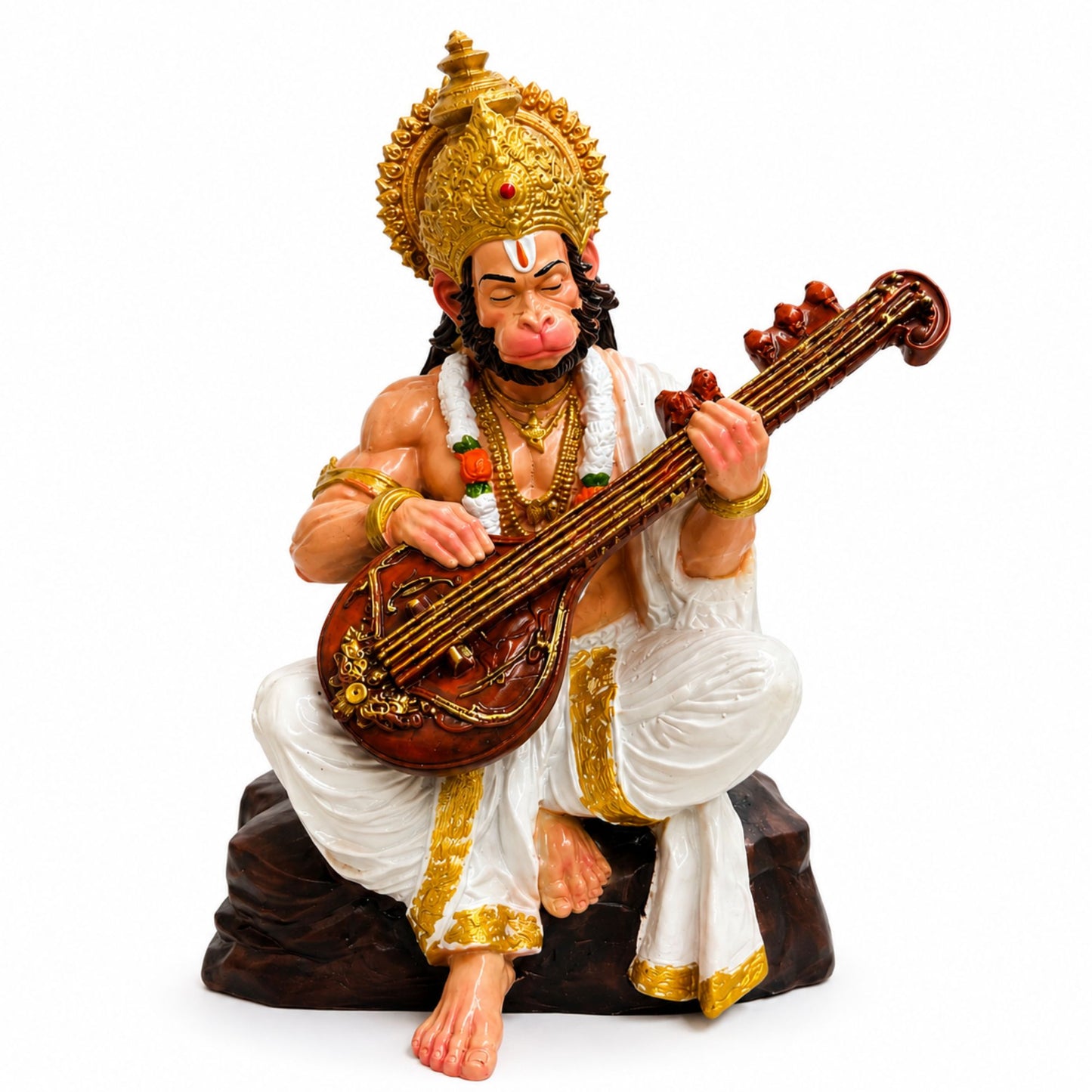 Lord Hanuman Playing Veena Murti