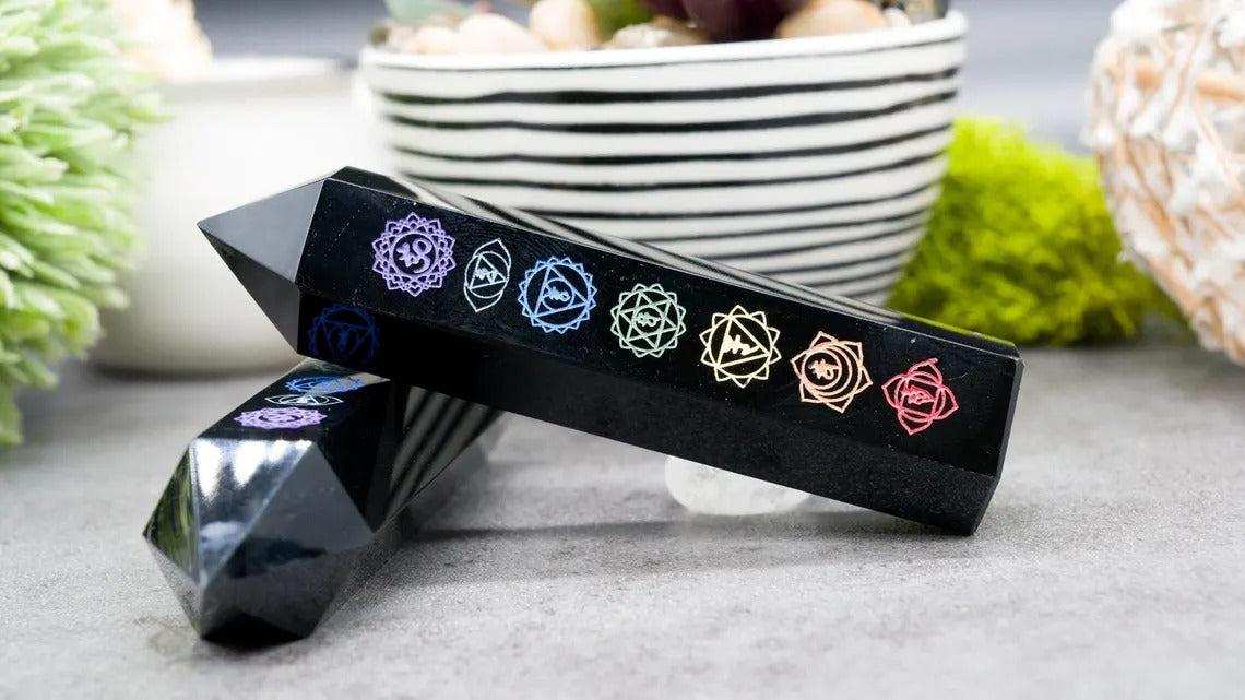 Seven Chakra Tower Wand