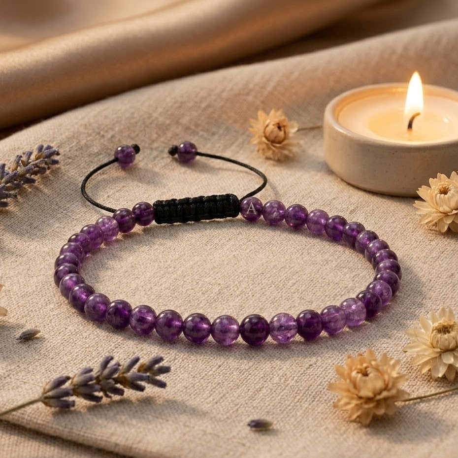 Amethyst Anklet
