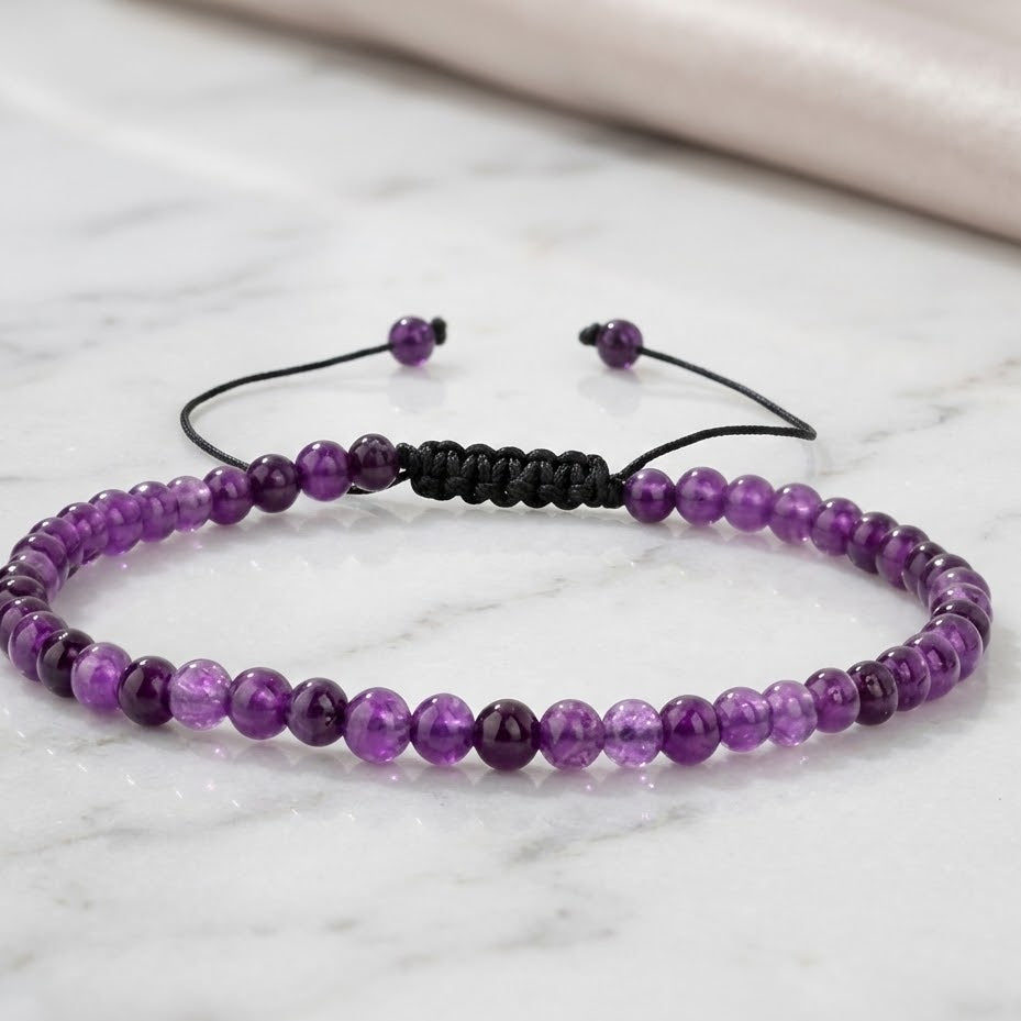 Amethyst Anklet