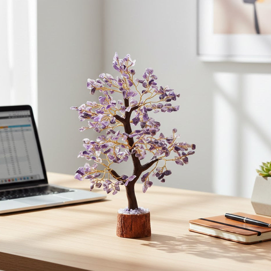 Amethyst Crystal Tree – 300 Beads