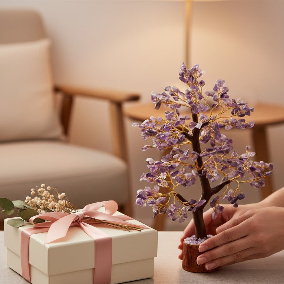 Amethyst Crystal Tree – 300 Beads