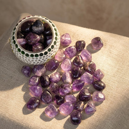Amethyst Crystal Tumbled Stone (1KG)