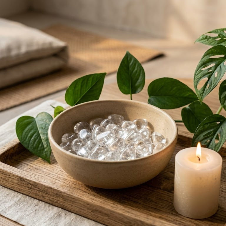 Clear Quartz Tumbled Stone (1KG)