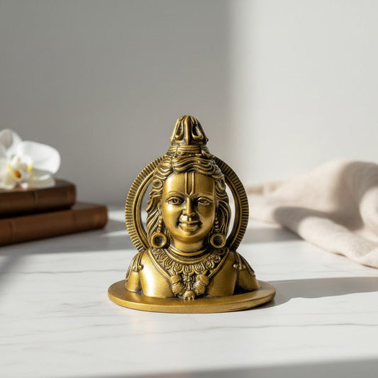 Divine Ram Face Murti (Golden)