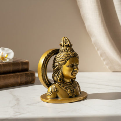 Divine Ram Face Murti (Golden)