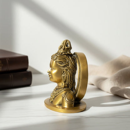 Divine Ram Face Murti (Golden)