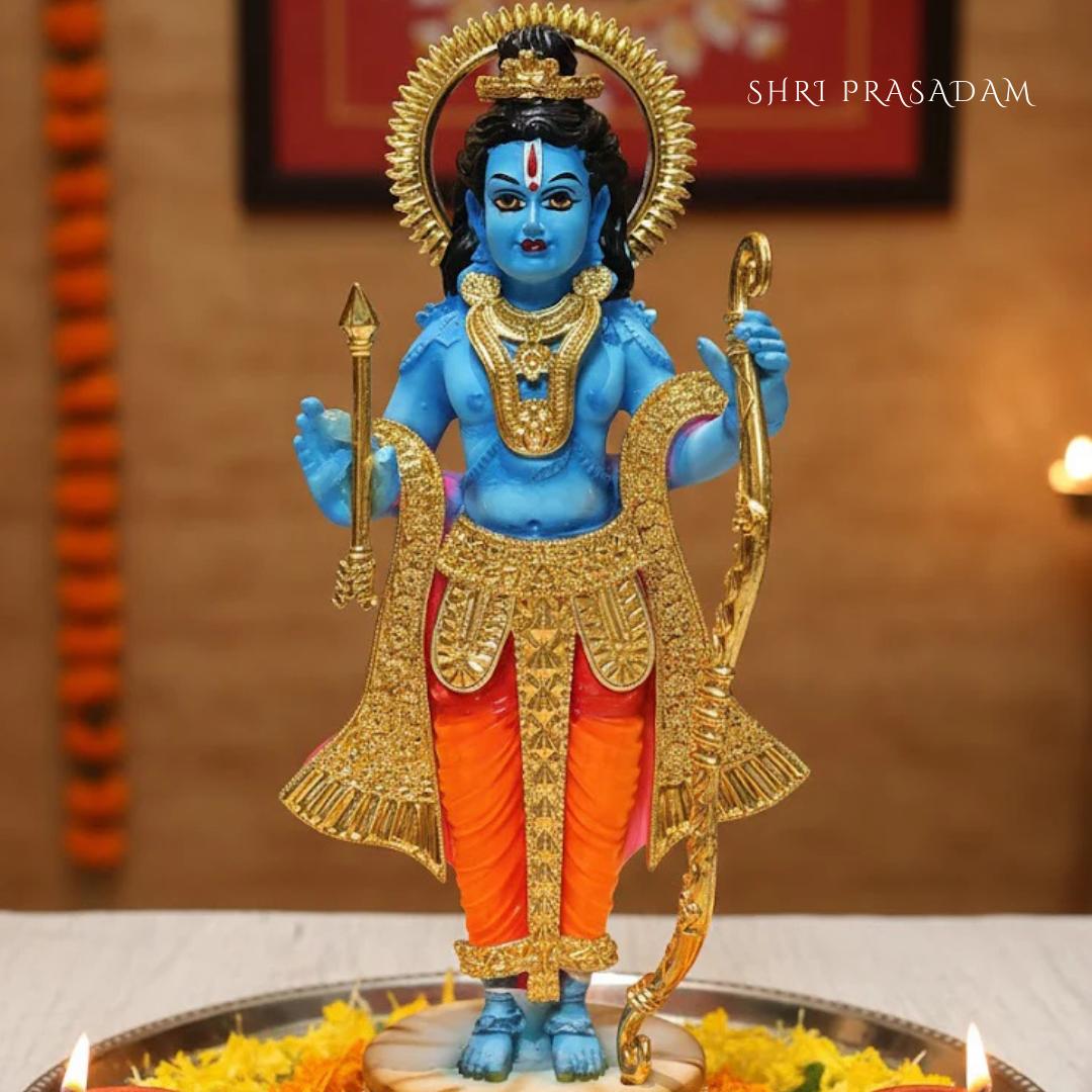 Gold Plated Ram Lalla Idol