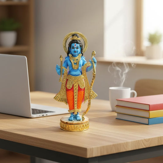 Gold Plated Ram Lalla Idol