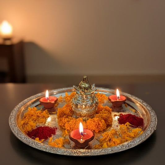 Gold & Silver Plated Kalash