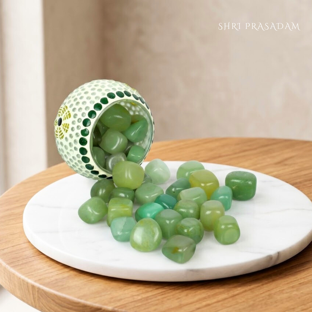 Green Aventurine Tumbled Stone (1KG)