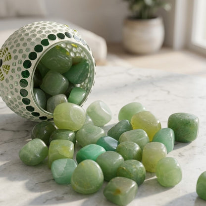 Green Aventurine Tumbled Stone (1KG)