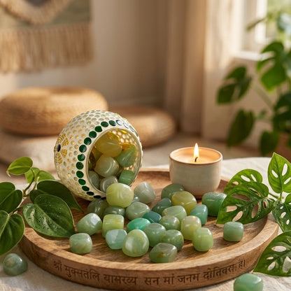 Green Aventurine Tumbled Stone (1KG)