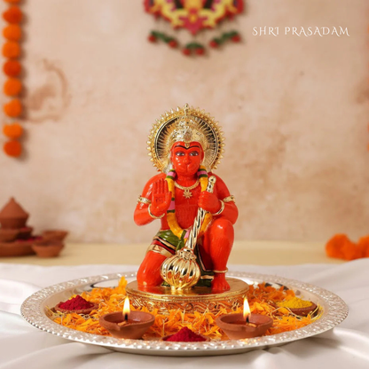 Hanuman Ji 24K Gold Plated Statue
