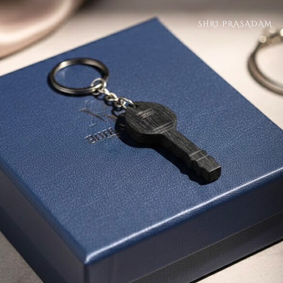 KARUNGALI WOOD VEL KEYCHAIN