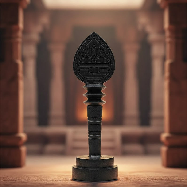 KARUNGALI WOOD MURUGAN VEL WITH STAND