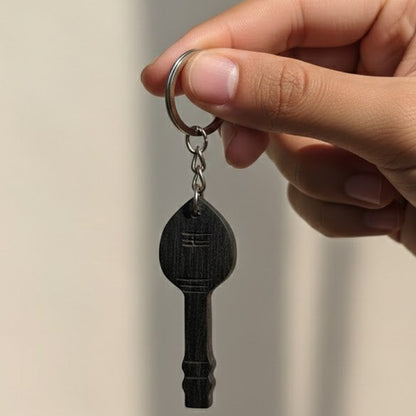 KARUNGALI WOOD VEL KEYCHAIN