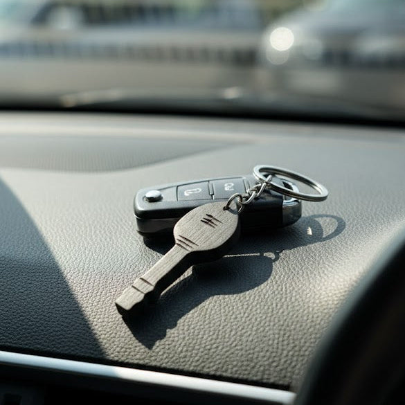 KARUNGALI WOOD VEL KEYCHAIN