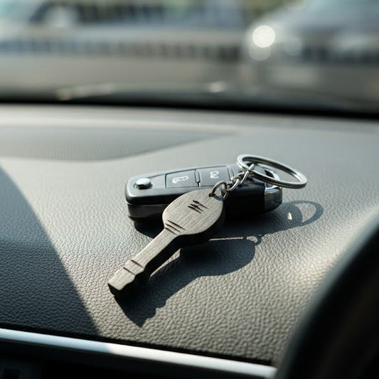 KARUNGALI WOOD VEL KEYCHAIN