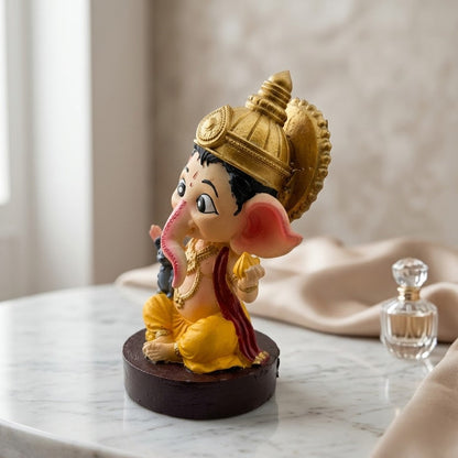 Little Ganesh with Mooshak Idol
