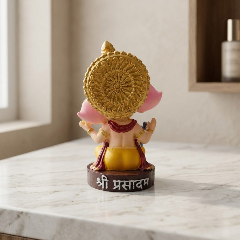 Little Ganesh with Mooshak Idol