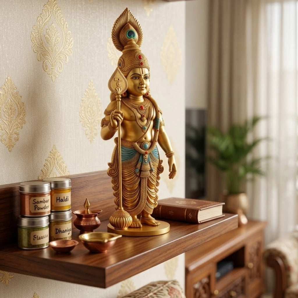 Lord Murugan Standing Idol