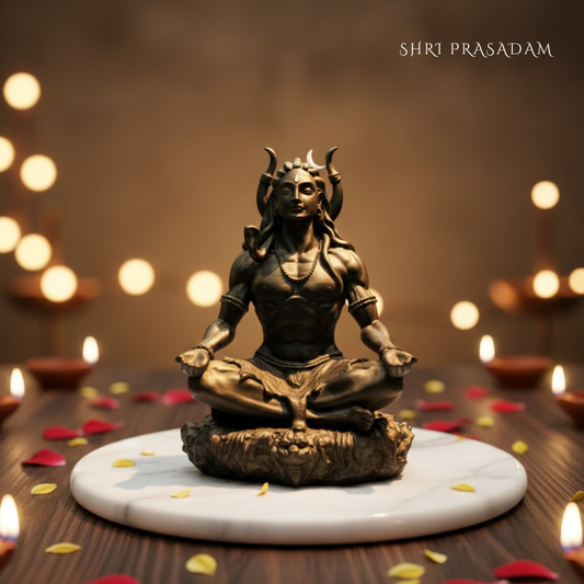 Meditating Lord Adiyogi Idol