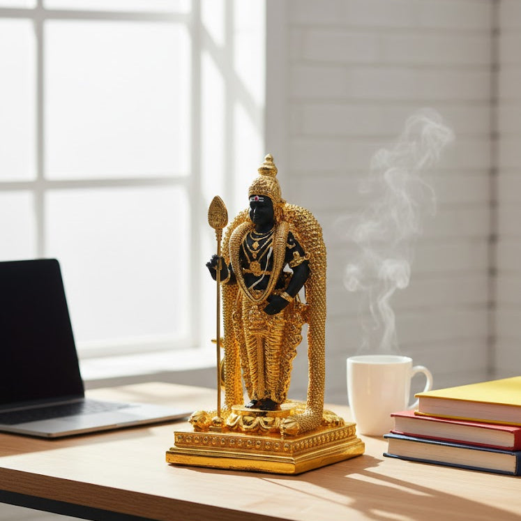 Murugan Swami Gold Plated Idol