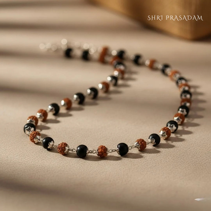 Rudraksha Karungali Cap Mala