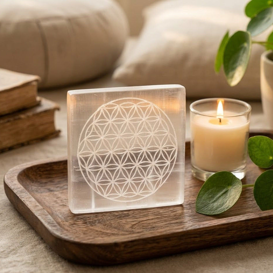 Selenite Charging Plate