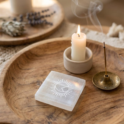Selenite Charging Plate