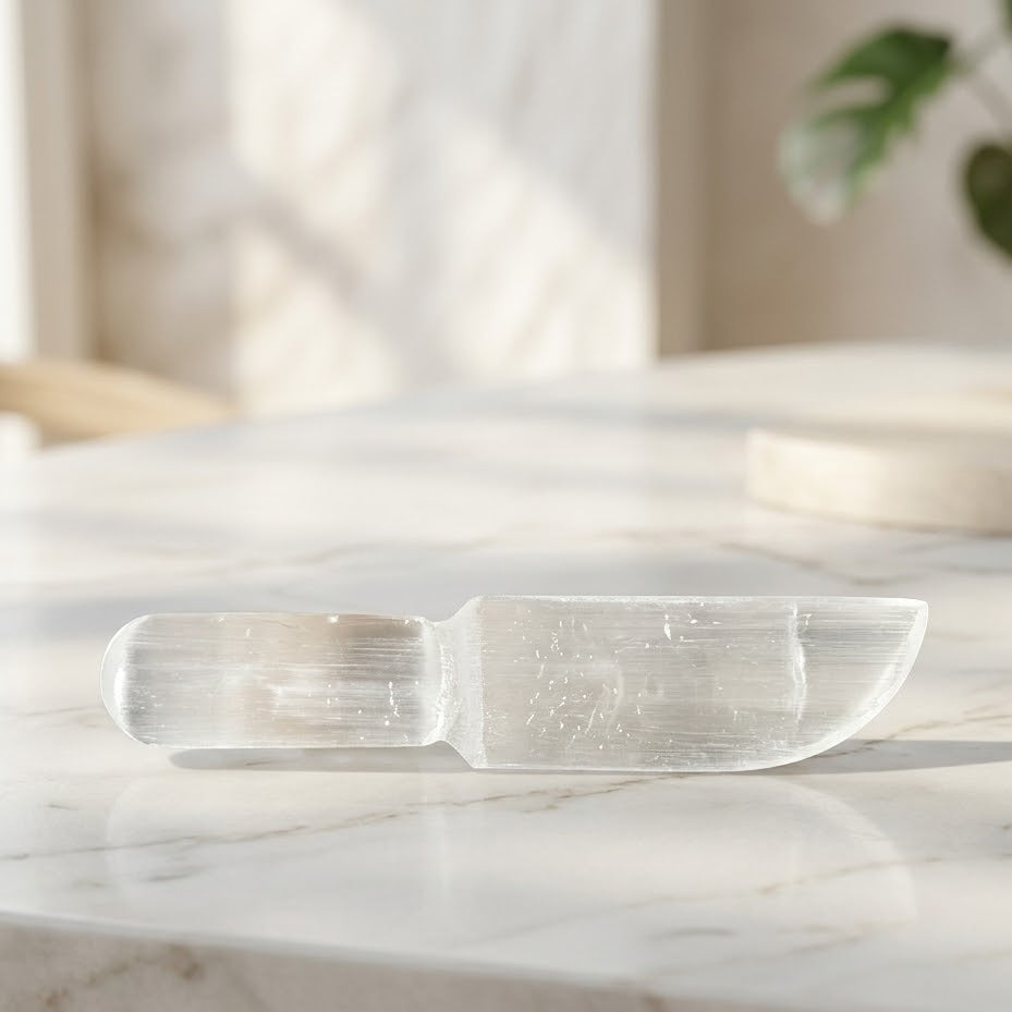 Selenite Knife