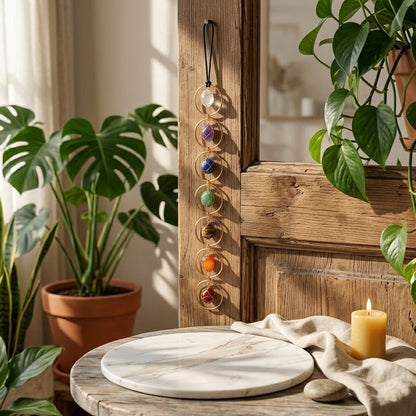 Seven Chakra Crystal Hanger
