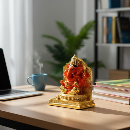 Shree Siddhivinayak Ganpati (Gold plated)