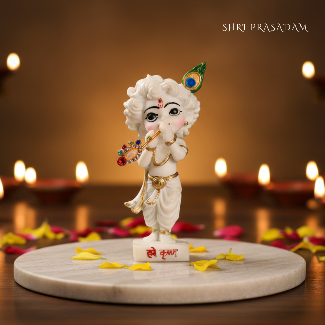 Shri Krishna Idol (White Color)