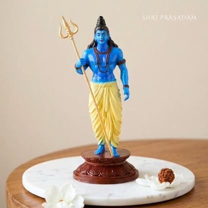 Standing Lord Shiva Trishul Idol