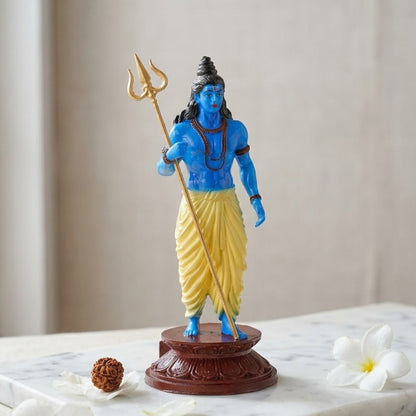 Standing Lord Shiva Trishul Idol