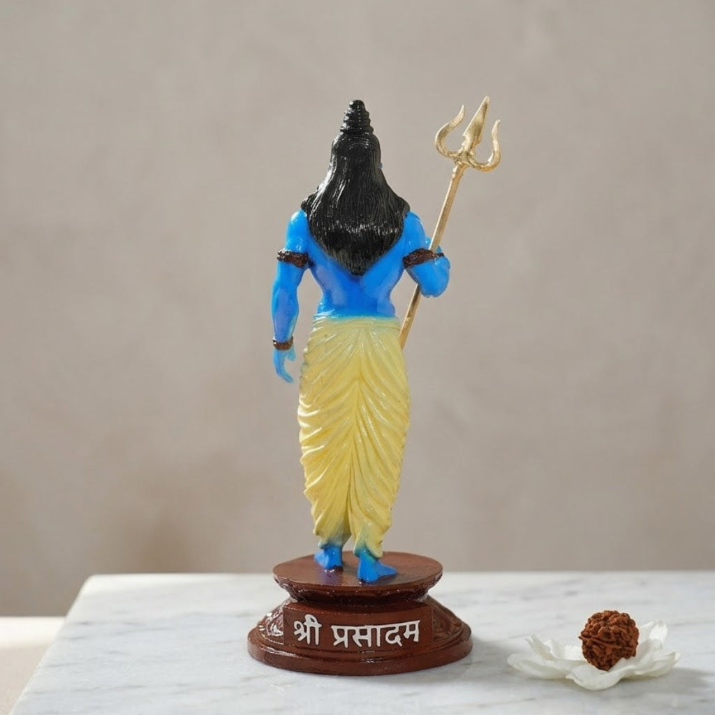 Standing Lord Shiva Trishul Idol