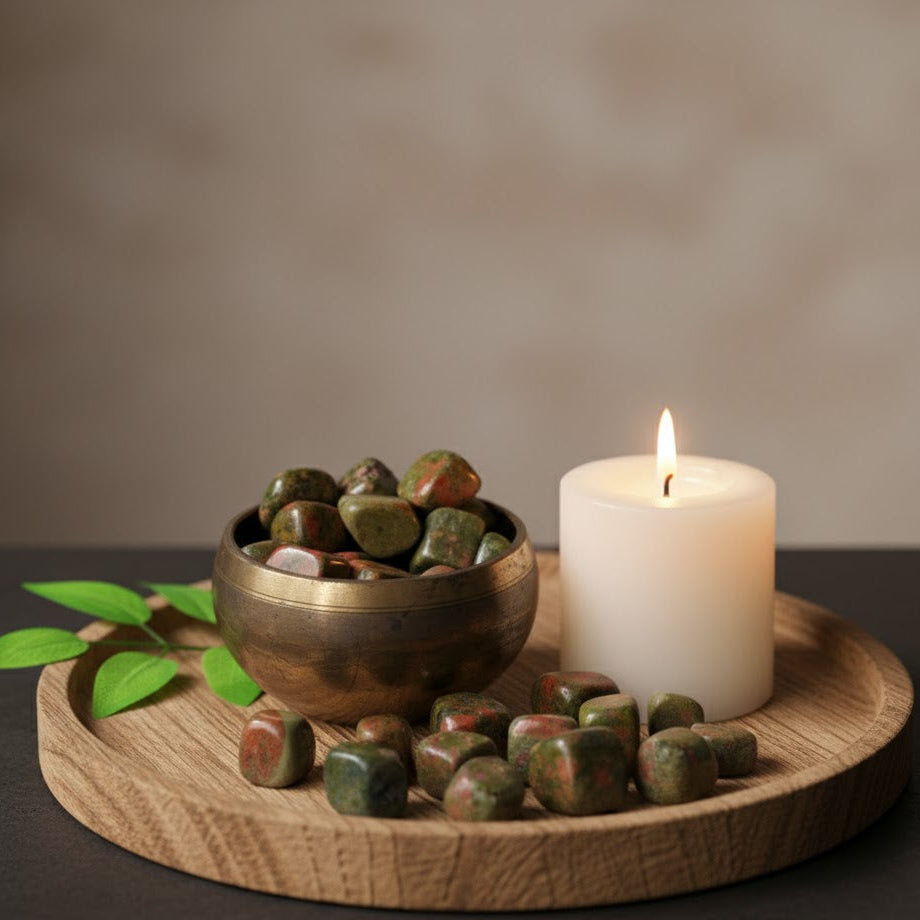 Unakite Tumbled Stone (1KG)