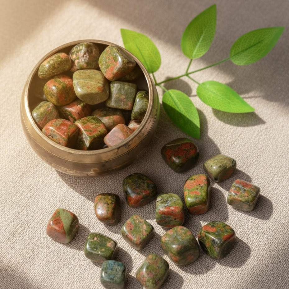 Unakite Tumbled Stone (1KG)