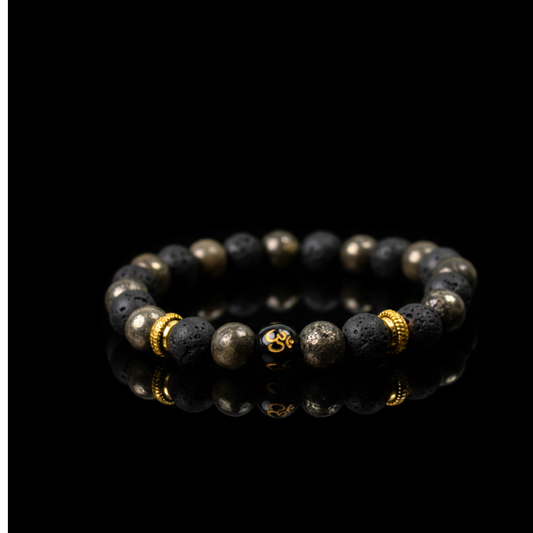 OM Pyrite Bracelet