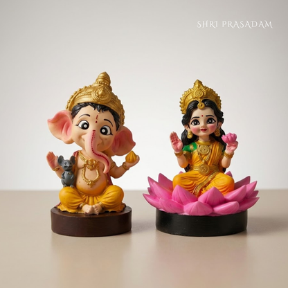 Ganesh Lakshmi Ji Idols Set (Combo Offer 10% OFF)