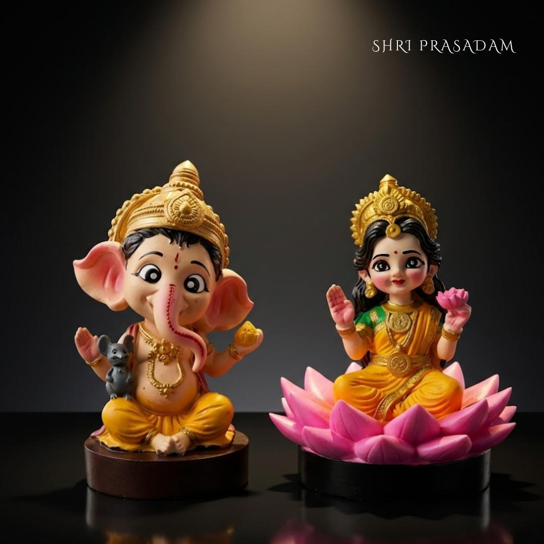 Ganesh Lakshmi Ji Idols Set (Combo Offer 10% OFF)