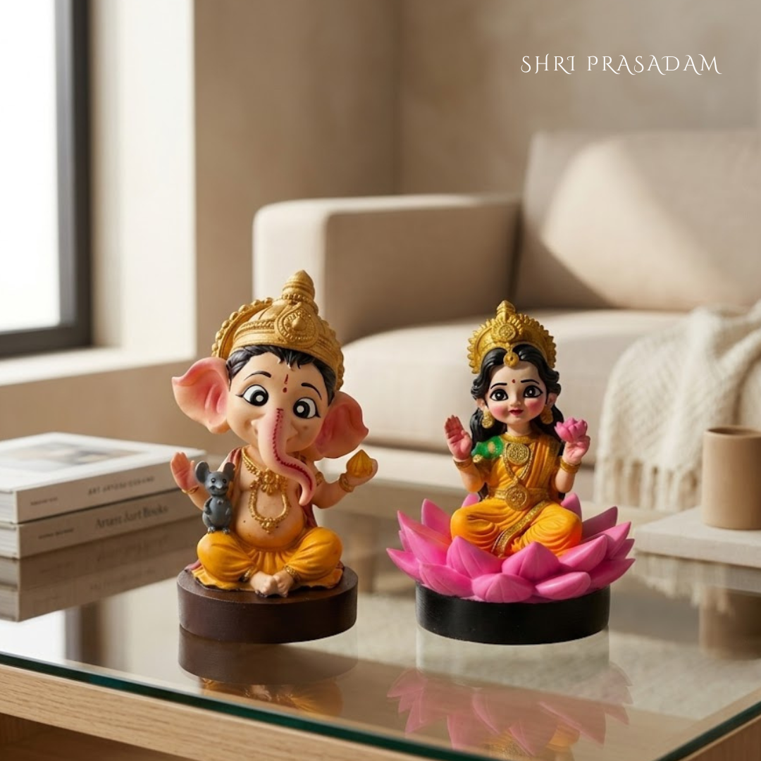 Ganesh Lakshmi Ji Idols Set (Combo Offer 10% OFF)