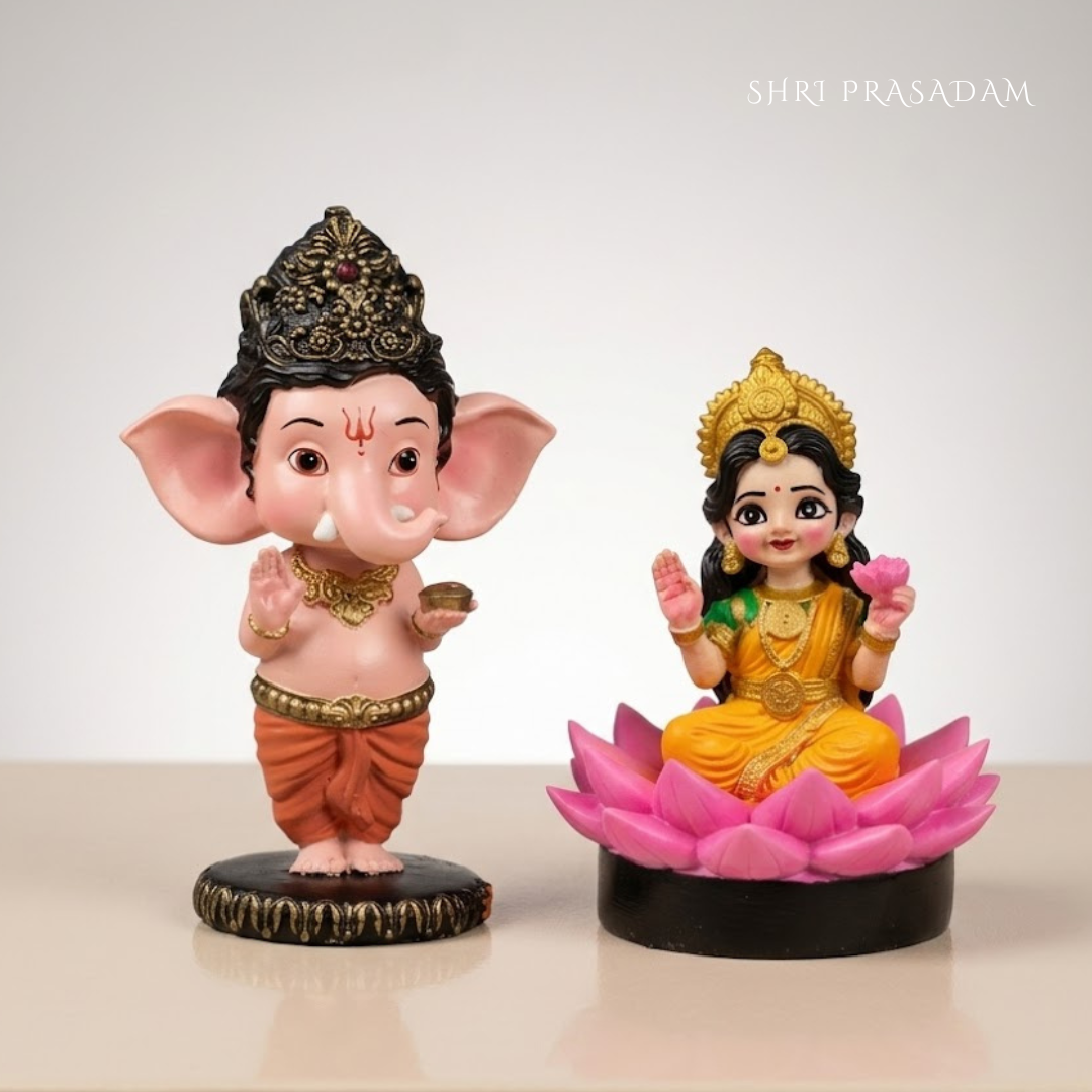 Bal Ganesh Lakshmi Idols Set (Combo Set 10% Off)