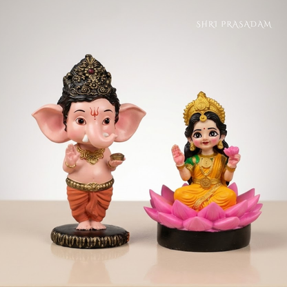 Bal Ganesh Lakshmi Idols Set (Combo Set 10% Off)