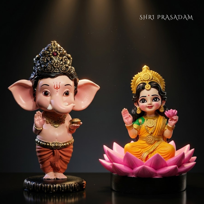 Bal Ganesh Lakshmi Idols Set (Combo Set 10% Off)